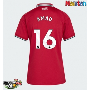 Manchester United Amad Diallo #16 Kotipaita Naisten 2026-27 Lyhythihainen